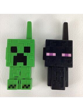 Minecraft Walkie Talkies Handheld Communicator Creeper Push To Talk Enderman